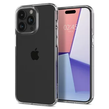   Spigen Liquid Crystal iPhone 15 Pro Max (ACS06557) hátlap, tok, átlátszó