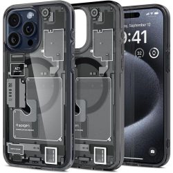   Spigen Ultra Hybrid Mag Magsafe iPhone 15 Pro (ACS06721) hátlap, tok, átlátszó