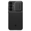 Spigen Optik Armor Samsung Galaxy A55 5G kameravédővel, fekete