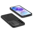 Spigen Optik Armor Samsung Galaxy A55 5G kameravédővel, fekete
