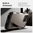 Spigen Tough Armor MagSafe iPhone 16 Pro Max ütésálló kemény hátlap, tok, gunmetal, sötétszürke