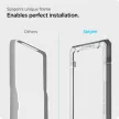 Spigen AlignMaster Glas.TR Samsung Galaxy S21 FE 2db kijelzővédő, üvegfólia felrakó kerettel