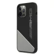 AMG Liquid iPhone 13 Pro Liquid Silicone (AMHCP13LWGDBK) hátlap, tok, fekete-szürke
