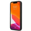 AMG AMHCP13SDOLBK iPhone 13 mini 5,4", hátlap, tok, forró bélyegzővel ellátva, fekete