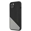 AMG iPhone 13 Mini Liquid Silicone (AMHCP13SWGDBK) hátlap, tok, fekete-szürke
