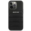 AMG Leather Debossed Lines tok iPhone 14 Pro Max 6,7" AMHCP14XGSEBK, fekete