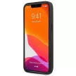 AMG Leather Debossed Lines tok iPhone 14 Pro Max 6,7" AMHCP14XGSEBK, fekete