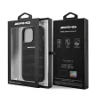 AMG Leather Debossed Lines tok iPhone 14 Pro Max 6,7" AMHCP14XGSEBK, fekete