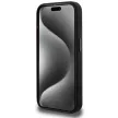 AMG AMHMP15L23SSPK Large Rhombuses Pattern iPhone 15 Pro 6.1", hátlap, tok, fekete