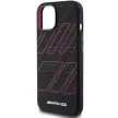 AMG AMHMP15S23SSPK Large Rhombuses Pattern iPhone 15 6.1", hátlap, tok, fekete