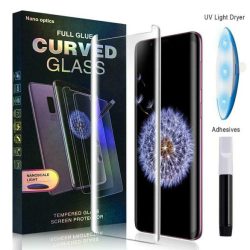   Liquid Glass UV Full Glue Samsung Galaxy S10 Plus teljes kijelzős edzett üvegfólia (tempered glass) 9H keménységű, átlátszó