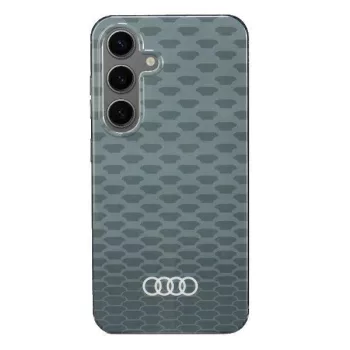   Audi IML varrásmintás MagSafe tok S24 hátlap, tok, szürke