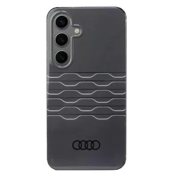   Audi IML geometrikus mintás tok S24 , hátlap, tok, fekete, arany