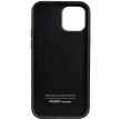 Audi Szintetikus bőr AU-TPUPCIP12P-TT/D1-BK iPhone 12/12 Pro 6.1", hátlap, tok, fekete
