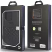 Audi Genuine Leather AU-TPUPPCIP13PM-Q8/D1-BK iPhone 13 Pro Max 6.7", hátlap, tok, fekete