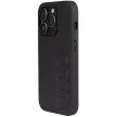 Audi Szintetikus bőr AU-TPUPPCIP14P-TT/D1-BK iPhone 14 Pro 6.1", hátlap, tok, fekete