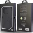 Audi Szintetikus bőr AU-TPUPPCIP14P-TT/D1-BK iPhone 14 Pro 6.1", hátlap, tok, fekete