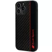 Audi Carbon Fiber AUS-TPUPCIP13P-R8/D1-BK Stripe iPhone 13/13 Pro 6.1", hátlap, tok, fekete
