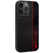Audi Carbon Fiber AUS-TPUPCIP13PM-R8/D1-BK Stripe iPhone 13 Pro Max 6.7", hátlap, tok, fekete