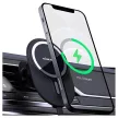 Nillkin Magnetic Car Holder Qi, Magsafe kompatibilis autós telefon tartó és töltő 10W szellőzőrácsra, fekete