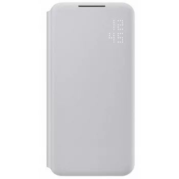   Samsung gyári LED View Case cover Samsung Galaxy S22 Plus (EF-NS906PJEGEE) oldalra nyíló tok, szürke