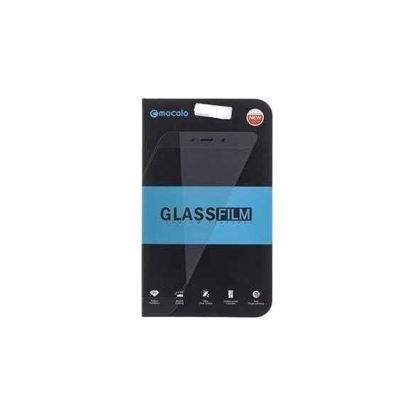 Mocolo Samsung Galaxy A20s 5D Full Glue teljes kijelzős edzett üvegfólia (tempered glass) 9H keménységű, fekete