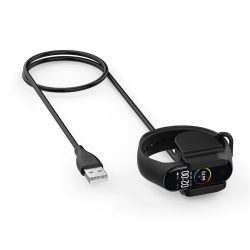   Tactical Xiaomi Mi Band 4 okoskarkötő USB mágneses töltőkábel, fekete