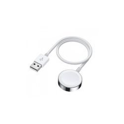  Joyroom S-IW001S Ben Series USB Apple Watch 3/4/5/6/SE Qi vezeték nélküli töltő 0.3m, fehér