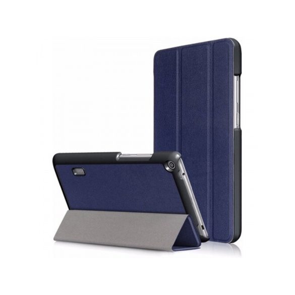 Tactical Book Tri Fold Huawei Mediapad T3 7" oldalra nyíló smart tok, sötétkék