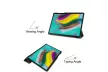 Tactical Book Tri Fold Lenovo TAB 4 7" oldalra nyíló smart tok, fekete