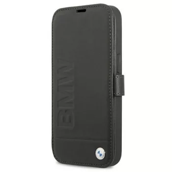   BMW BMFLBKP13SSLLBK iPhone 13 mini 5,4" Book Signature oldalra nyíló tok, fekete