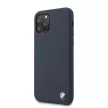 BMW iPhone 11 Pro Silicone (BMHCN58SILNA) hátlap, tok, sötétkék
