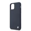 BMW iPhone 11 Pro Silicone (BMHCN58SILNA) hátlap, tok, sötétkék