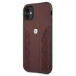BMW BMHCN61RSPPR iPhone 11/Xr 6,1", Leather Curve Perforate hátlap, tok, bordó