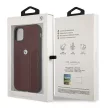 BMW BMHCN61RSPPR iPhone 11/Xr 6,1", Leather Curve Perforate hátlap, tok, bordó