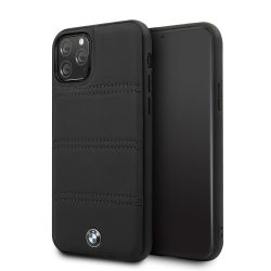   BMW iPhone 11 Pro Max M-Collection Carbon Fiber (BMHCN65MCARBK) hátlap, tok, fekete