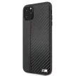 BMW iPhone 11 Pro Max M-Collection Carbon Fiber (BMHCN65MCARBK) hátlap, tok, fekete
