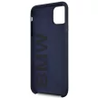 BMW iPhone 11 Pro Max Silicone (BMHCN65SILNA) hátlap, tok, sötétkék