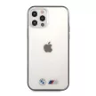 BMW BMHCP12LMBTOK iPhone 12 Pro Max 6,7" hátlap, tok, matt-átlátszó