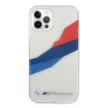 BMW BMHCP12LSKTGT iPhone 12 Pro Max 6,7" Motorsport Tricolor hátlap, tok, átlátszó