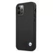 BMW BMHCP12MRCDPK iPhone 12/12 Pro 6,1", Leather Deboss Collection tok, fekete