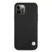 BMW BMHCP12MRCDPK iPhone 12/12 Pro 6,1", Leather Deboss Collection tok, fekete