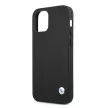 BMW BMHCP12MRCDPK iPhone 12/12 Pro 6,1", Leather Deboss Collection tok, fekete