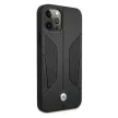 BMW BMHCP12MRSCSK iPhone 12/12 Pro 6,1", Leather Perforate hátlap, tok, fekete