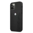 BMW BMHCP12MRSPPPK iPhone 12/12 Pro 6,1", Leather Perforate hátlap, tok, fekete