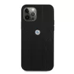 BMW BMHCP12MRSPPPK iPhone 12/12 Pro 6,1", Leather Perforate hátlap, tok, fekete