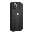 BMW BMHCP12MRSPPPK iPhone 12/12 Pro 6,1", Leather Perforate hátlap, tok, fekete