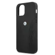 BMW BMHCP12MRSPPPK iPhone 12/12 Pro 6,1", Leather Perforate hátlap, tok, fekete