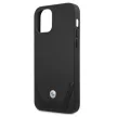 BMW BMHCP12MRSWPK iPhone 12/12 Pro 6,1", Leather Perforate hátlap, tok, fekete