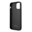 BMW BMHCP12MRSWPK iPhone 12/12 Pro 6,1", Leather Perforate hátlap, tok, fekete